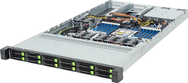 Serveur GigaComputing R163-ZG2-AAJ2 (custom) (AMD EPYC™ 9455P 3,15GHz 48 cœurs, 1 x 0,96To, 64Gb, Carte Intel E810 4 ports 25G PCIe)