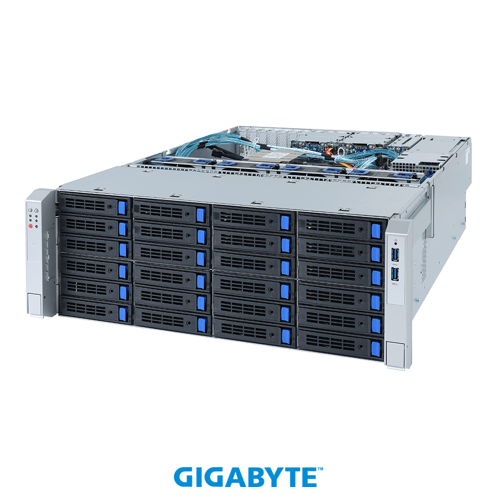 [SRV_S452-Z30] Serveur GigaComputing S452-Z30 (Custom) (128GB, 2x 24To, Pas de cache)